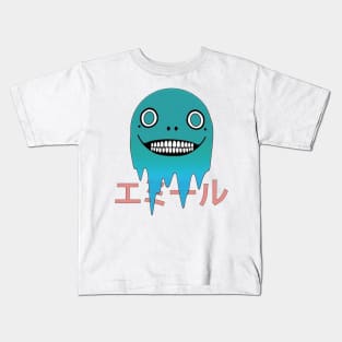 Emil Head Nier (Blue) Kids T-Shirt